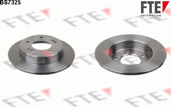 FTE BS7325 - Тормозной диск abcparts.ee