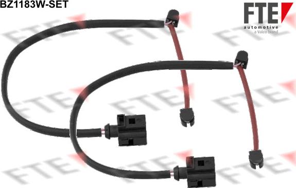 FTE BZ1183W-SET - Сигнализатор, износ тормозных колодок abcparts.ee
