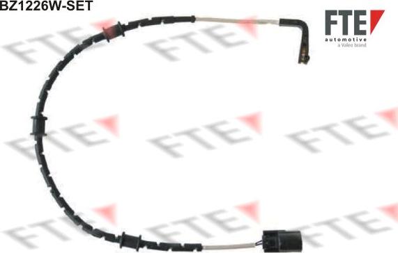 FTE BZ1226W-SET - Сигнализатор, износ тормозных колодок abcparts.ee