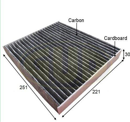 G.U.D. GCF2362C - Фильтр воздуха в салоне abcparts.ee