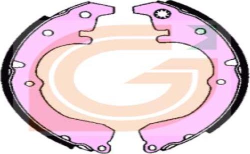 GAMA GB10348 - Комплект тормозных колодок, барабанные abcparts.ee