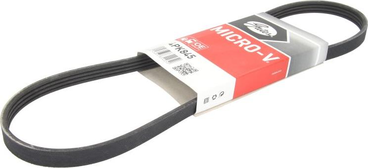 GATES 4PK845 - Поликлиновой ремень abcparts.ee