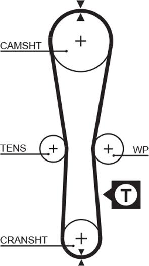 GATES 5454XS - Зубчатый ремень ГРМ abcparts.ee