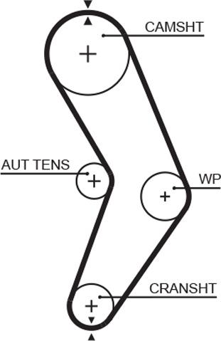 GATES 5662XS - Зубчатый ремень ГРМ abcparts.ee