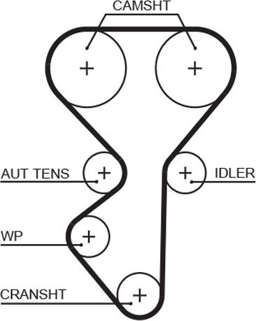 GATES 5631XS - Зубчатый ремень ГРМ abcparts.ee