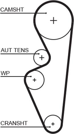GATES 5670XS - Зубчатый ремень ГРМ abcparts.ee