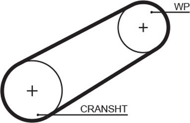 GATES 5042 - Зубчатый ремень ГРМ abcparts.ee