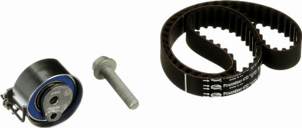 GATES K015577XS - Комплект зубчатого ремня ГРМ abcparts.ee