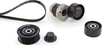 GATES K017PK1600 - Поликлиновый ременный комплект abcparts.ee