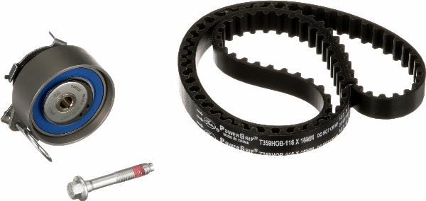 GATES K01T359HOB - Комплект зубчатого ремня ГРМ abcparts.ee