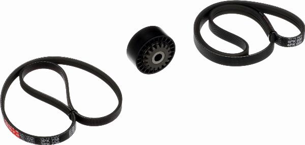 GATES K033PK738 - Поликлиновый ременный комплект abcparts.ee