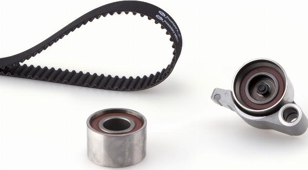 GATES K02T257 - Комплект зубчатого ремня ГРМ abcparts.ee