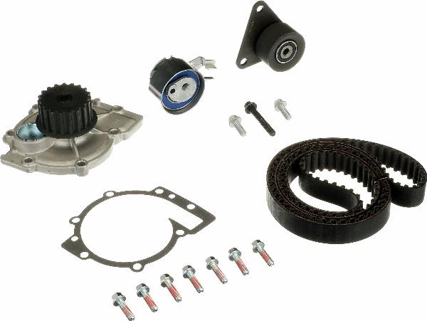 GATES KP45509XS - Водяной насос + комплект зубчатого ремня ГРМ abcparts.ee