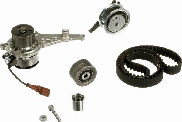 GATES KP15695XS-1 - Водяной насос + комплект зубчатого ремня ГРМ abcparts.ee