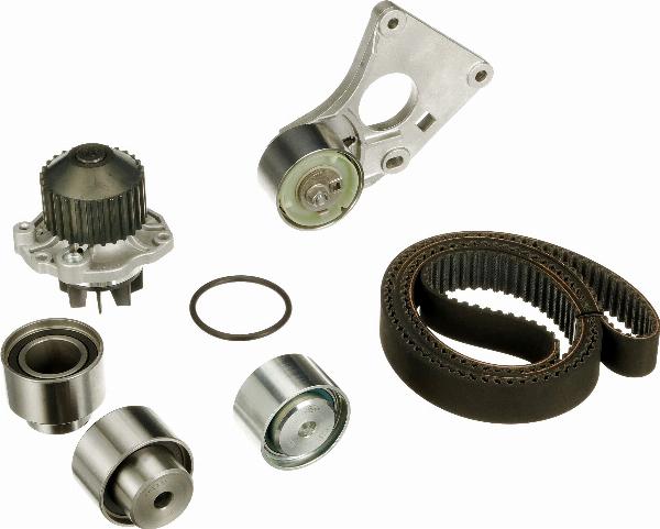 GATES KP15602XS-1 - Водяной насос + комплект зубчатого ремня ГРМ abcparts.ee