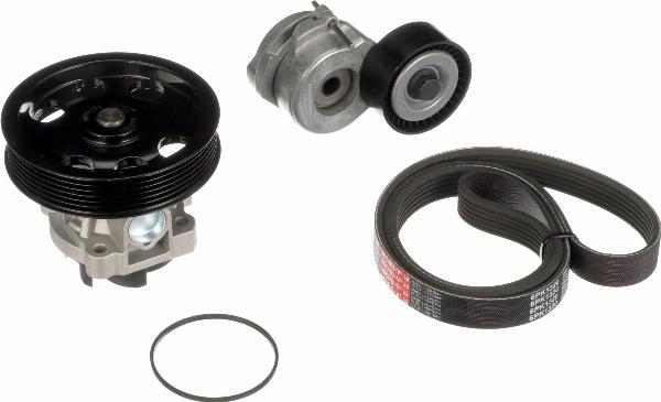 GATES KP16PK1320 - Водяной насос + комплект ручейковых ремней abcparts.ee