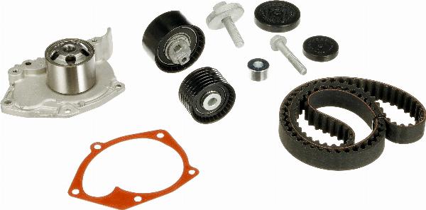 GATES KP35550XS - Водяной насос + комплект зубчатого ремня ГРМ abcparts.ee