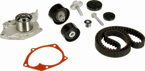GATES KP25559XS-3 - Водяной насос + комплект зубчатого ремня ГРМ abcparts.ee