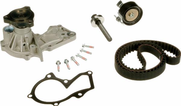 GATES KP25669XS-1 - Водяной насос + комплект зубчатого ремня ГРМ abcparts.ee