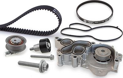 GATES KP25680XS-2 - Водяной насос + комплект зубчатого ремня ГРМ abcparts.ee