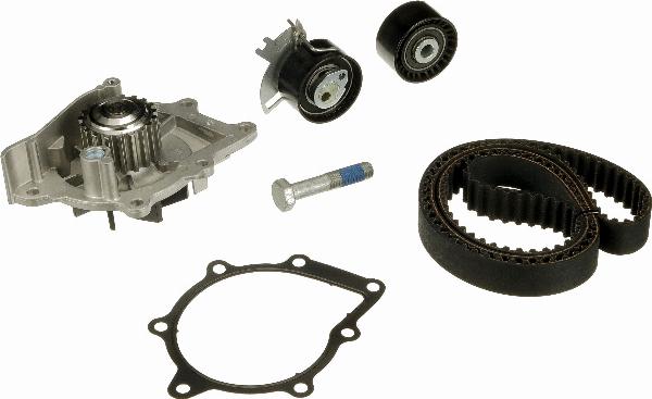 GATES KP25672XS - Водяной насос + комплект зубчатого ремня ГРМ abcparts.ee
