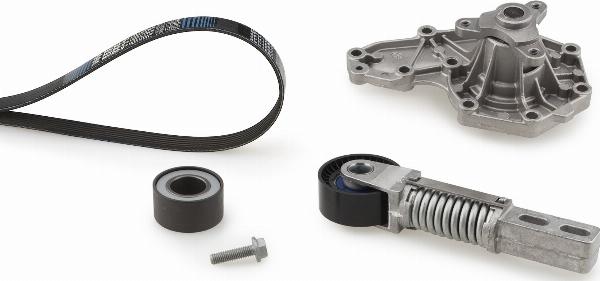 GATES KP26PK1605 - Водяной насос + комплект ручейковых ремней abcparts.ee