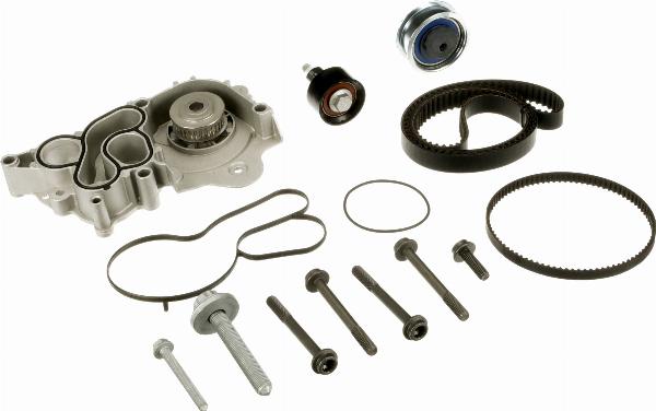 GATES KP75680XS-4 - Водяной насос + комплект зубчатого ремня ГРМ abcparts.ee