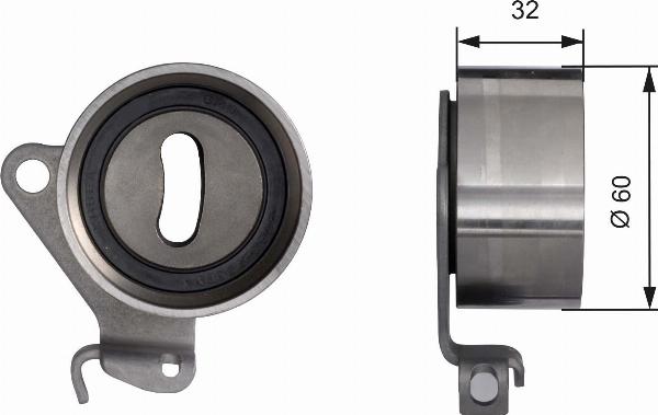 GATES T41048 - Натяжитель, ремень ГРМ abcparts.ee