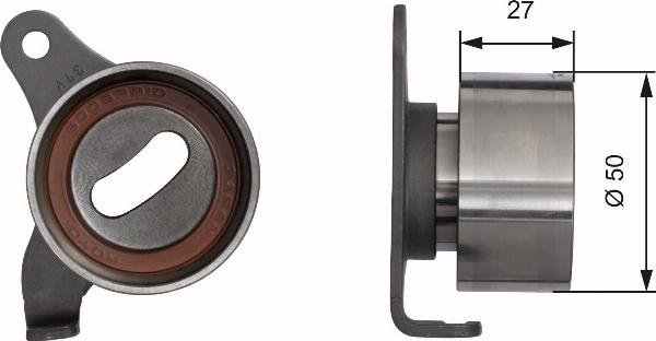 GATES T41076 - Натяжной ролик, зубчатый ремень ГРМ abcparts.ee