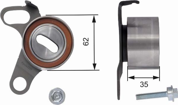 GATES T41181 - Натяжитель, ремень ГРМ abcparts.ee