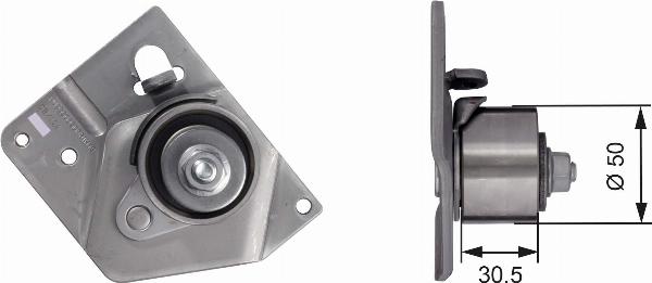 GATES T41273 - Натяжитель, ремень ГРМ abcparts.ee