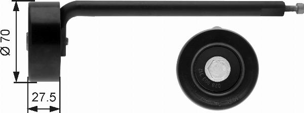 GATES T39088 - Натяжитель, поликлиновый ремень abcparts.ee