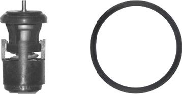 GATES TH14780G1 - Термостат охлаждающей жидкости / корпус abcparts.ee