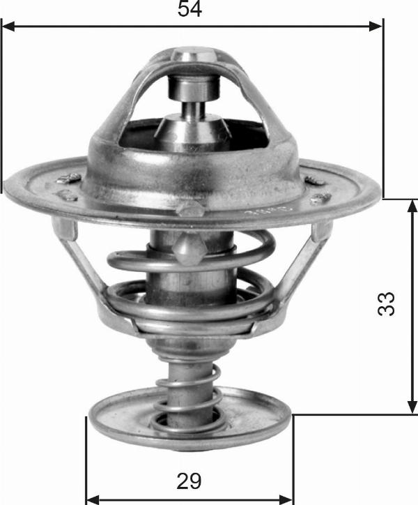 GATES TH12988G1 - Термостат охлаждающей жидкости / корпус abcparts.ee