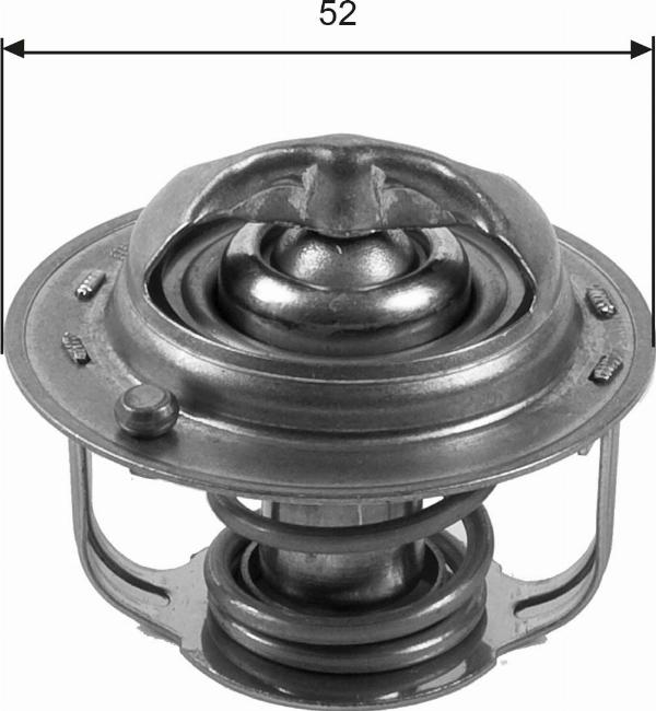 GATES TH35682G1 - Термостат охлаждающей жидкости / корпус abcparts.ee