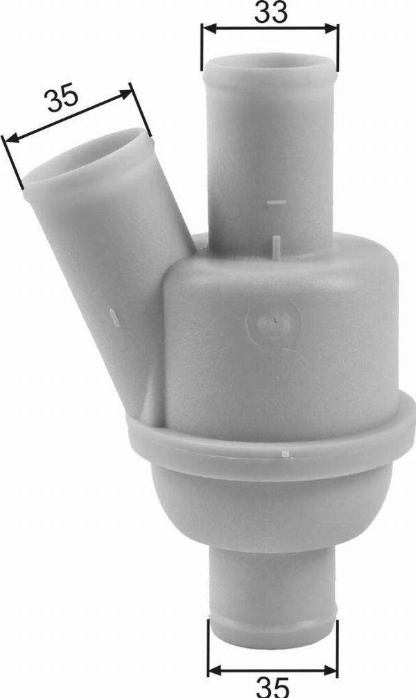 GATES TH35882 - Термостат охлаждающей жидкости / корпус abcparts.ee