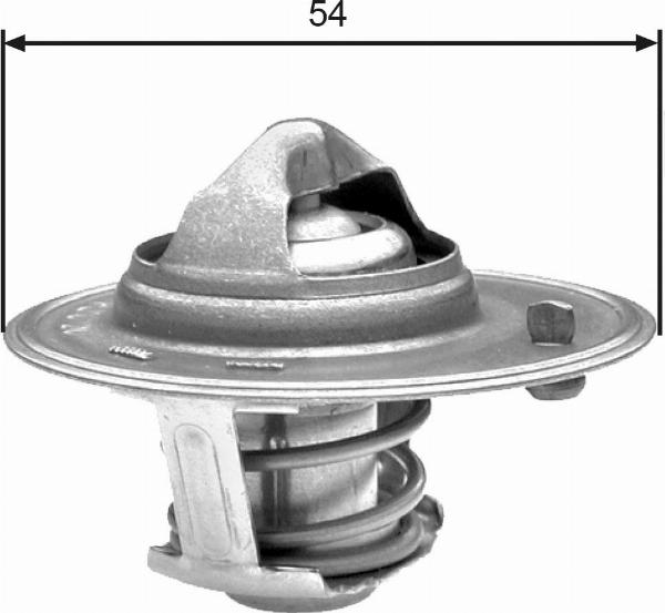 GATES TH25982G1 - Термостат охлаждающей жидкости / корпус abcparts.ee