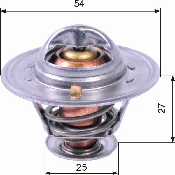 GATES TH22779G1 - Термостат охлаждающей жидкости / корпус abcparts.ee