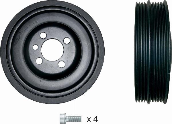 GATES TVD1018A - Шкив коленчатого вала abcparts.ee