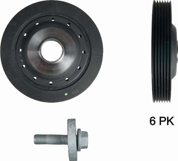 GATES TVD1113A - Шкив коленчатого вала abcparts.ee