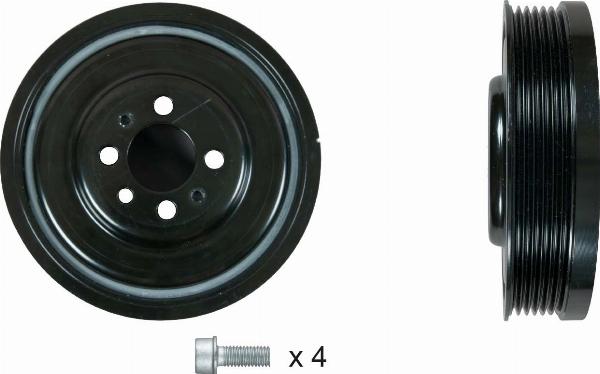 GATES TVD1184A - Шкив коленчатого вала abcparts.ee