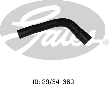 GATES 05-0489 - Шланг радиатора abcparts.ee