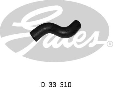 GATES 05-0550 - Шланг радиатора abcparts.ee