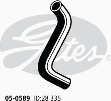 GATES 05-0589 - Шланг радиатора abcparts.ee