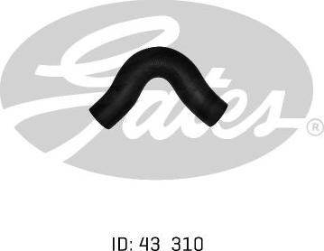 GATES 05-0147 - Шланг радиатора abcparts.ee