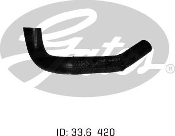 GATES 05-0844 - Шланг радиатора abcparts.ee