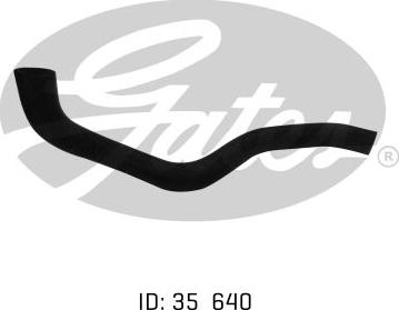 GATES 05-0744 - Шланг радиатора abcparts.ee