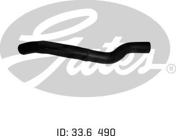 GATES 05-0780 - Шланг радиатора abcparts.ee