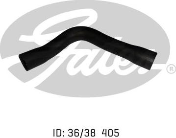 GATES 05-0731 - Шланг радиатора abcparts.ee