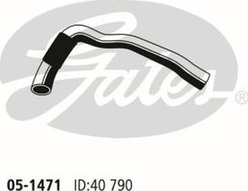 GATES 05-1471 - Шланг радиатора abcparts.ee